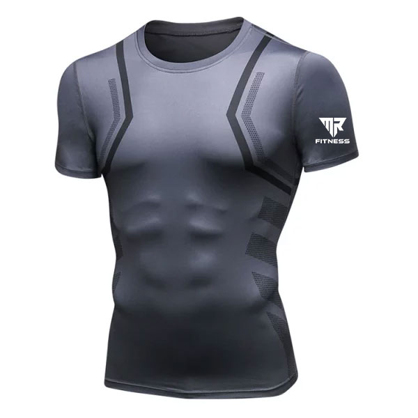 SK Mr. Fitness Men Active Venture Reflective Longline T-Shirt